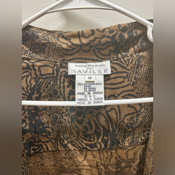 Vintage Rena Rowan for Saville Blouse - Picture 3 of 8